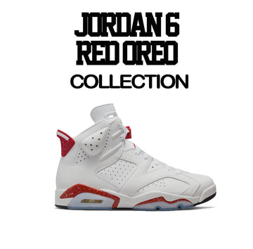 Jordan 6 Red Oreo Sneaker Tees Match Retro 6s | Sneaker Shirts Match