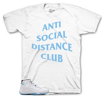Retro 11 Legend Blue Shirt - Distance