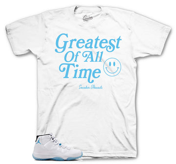 Retro 11 Legend Blue Shirt - Goat