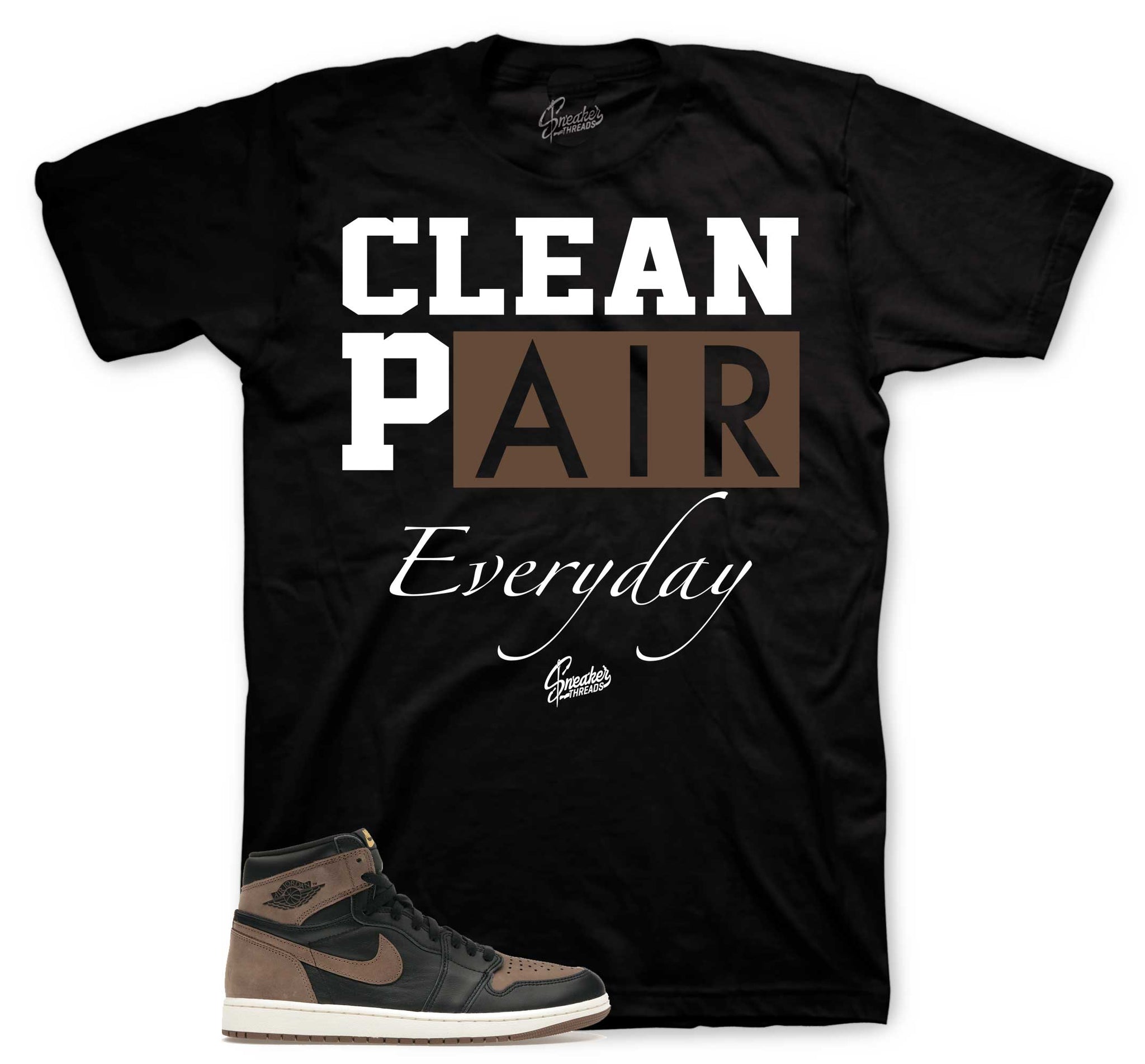 Retro 1 Palomino Shirt - Clean Pair - Black