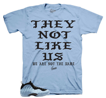 Foamposite Psychic Blue Shirt - Not Like Us - Light Blue