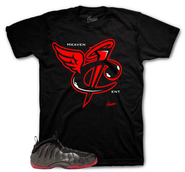 Foamposite Cough Drop Shirt - Heaven Cent - Black
