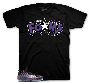 Foamposite Eggplant Shirt - Fresh Foams - Black