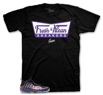 Foamposite Eggplant Shirt - Fresh & Klean - Black