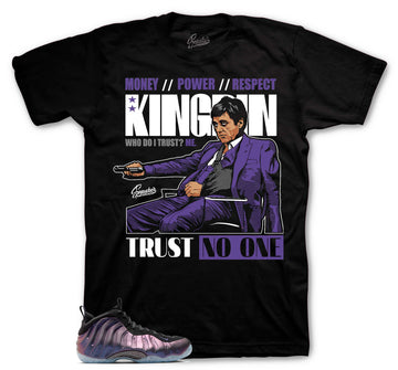 Foamposite Eggplant Shirt - Trust Issues - Black