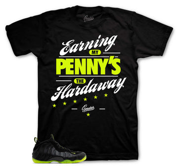 Foamposite Pro Volt Shirt - Earning Pennies - Black