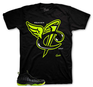 Foamposite Pro Volt Shirt - Heaven Cent - Black