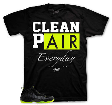 Foamposite Pro Volt Shirt - Clean Pair - Black