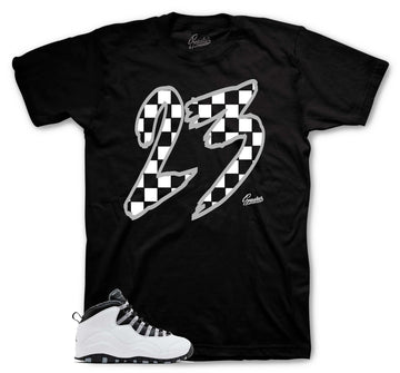 Retro 10 Steel Shirt - Checkered - Black