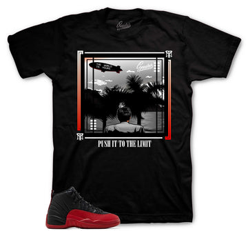 Retro 12 Flu Game Shirt - World - Black