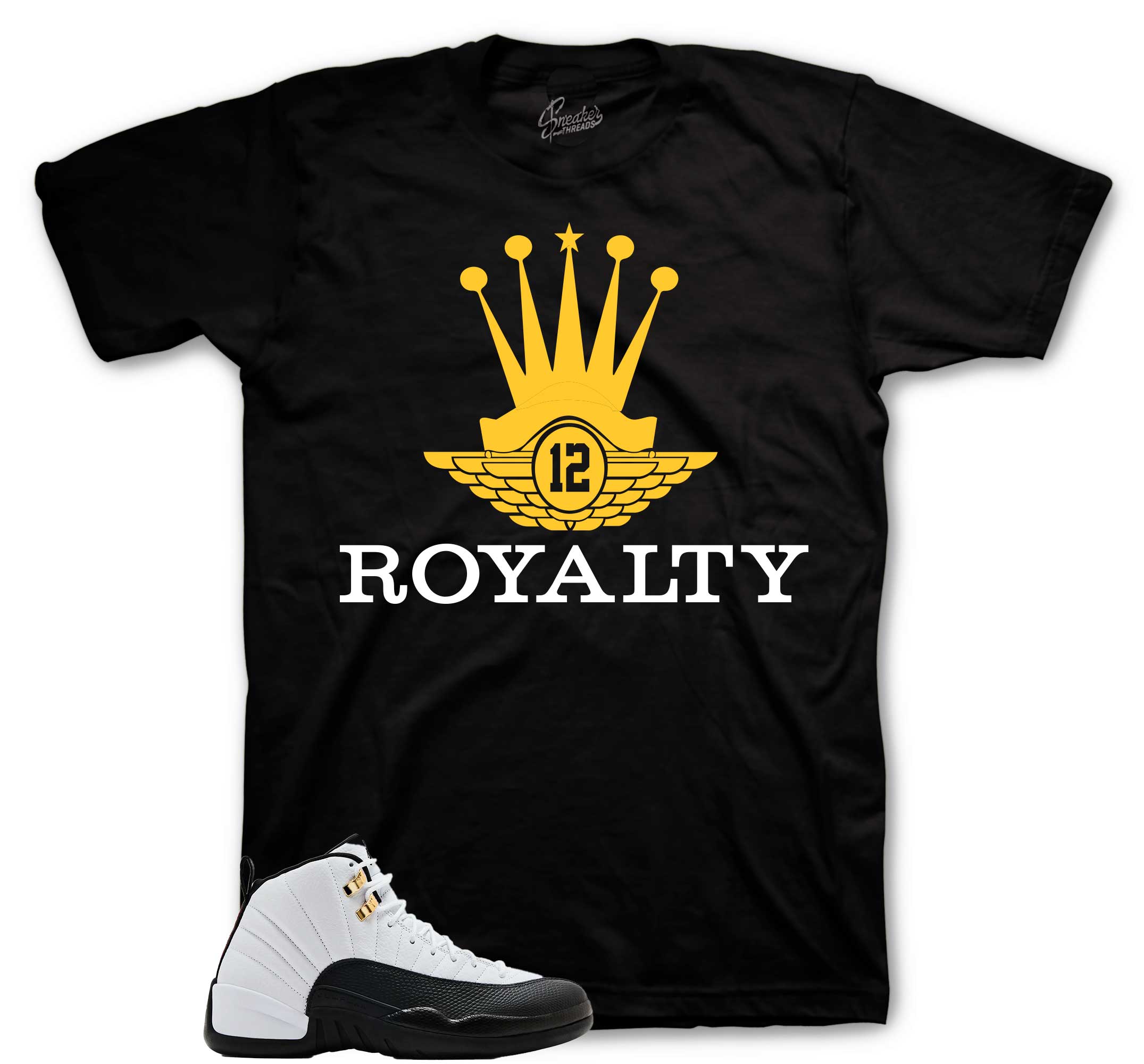 2P(2) T-Shirt Match Jordan 12 Black Taxi main image 1