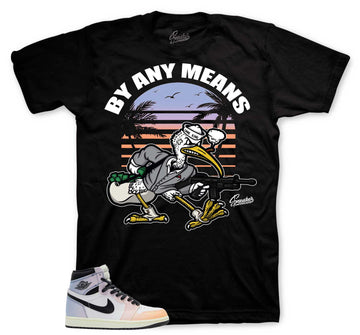 Retro 1 Skyline Shirt - By any Means - Black