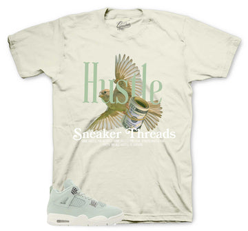 Retro 4 Abundance Shirt - Hustle Bird - Sail
