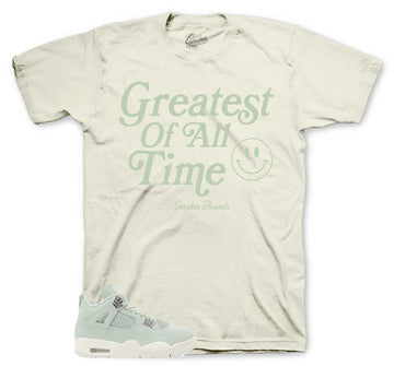 Retro 4 Abundance Shirt - Goat - Sail
