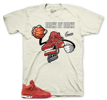 Retro 4 Brick By Brick Shirt - Fly Kicks