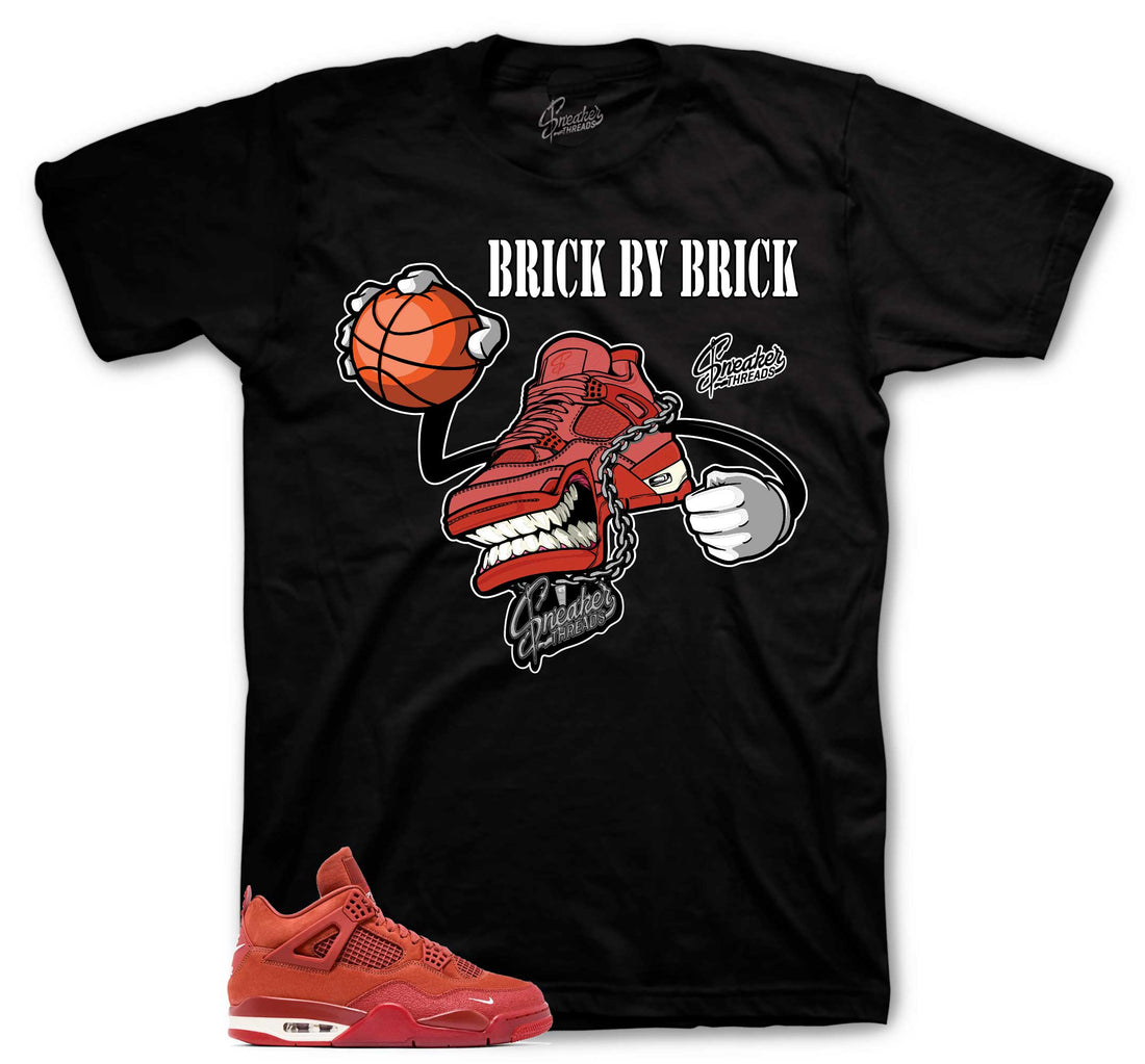 Retro 4 Brick By Brick Shirt - Fly Kicks