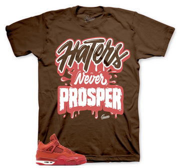 Retro 4 Brick By Brick Shirt - Haters Never Prosper - Black