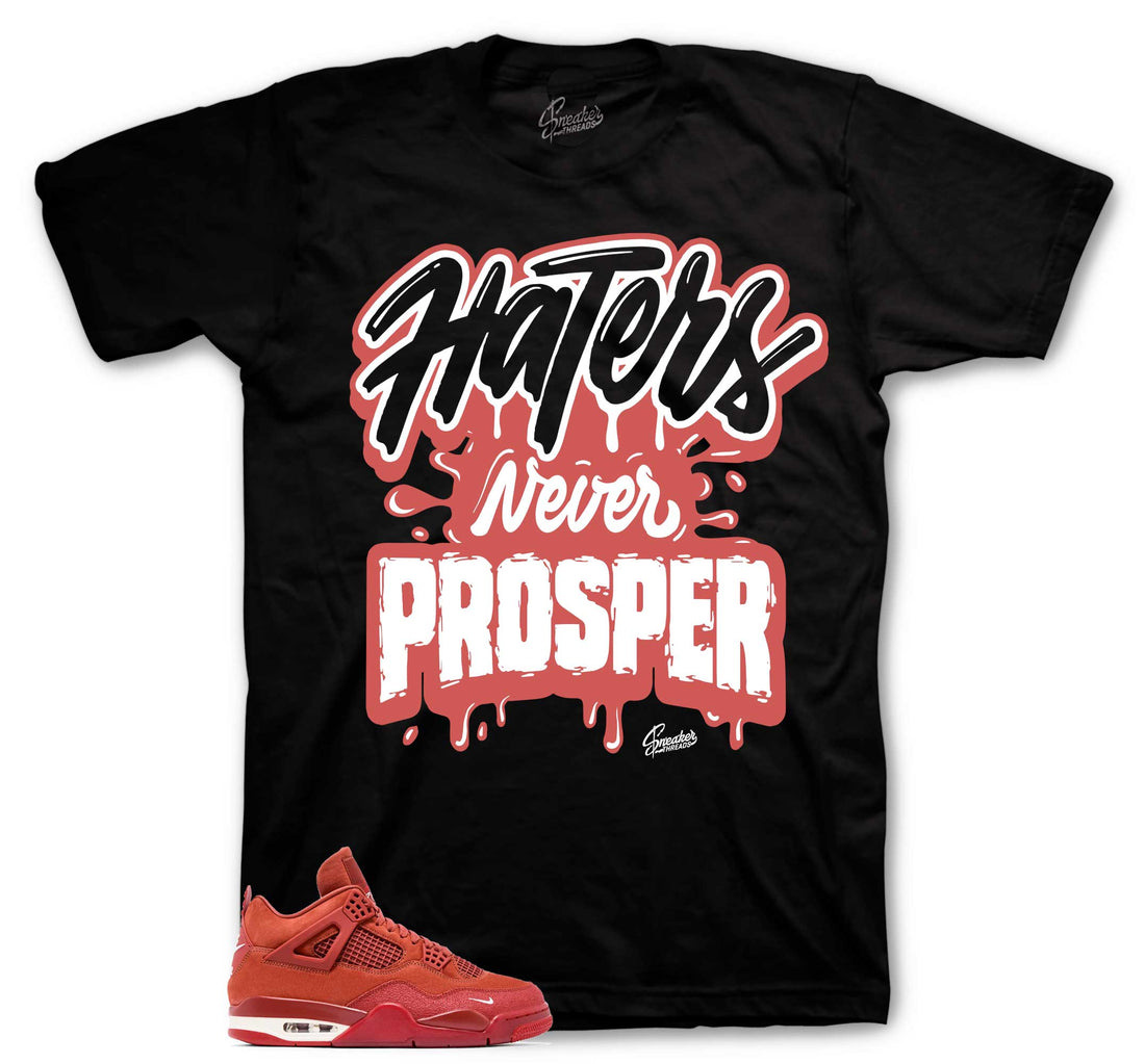Retro 4 Brick By Brick Shirt - Haters Never Prosper - Black