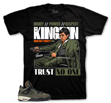 Retro 4 Deep Green - Trust issues - Black