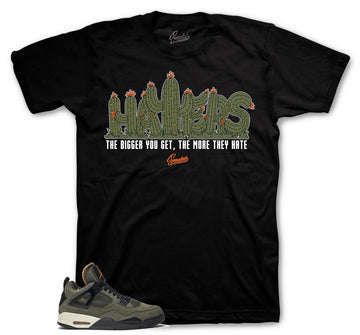 Retro 4 Deep Green - Haters - Black