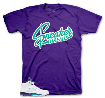 Retro 5 Grapes Shirt - ST Original - Purple