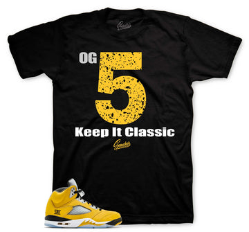 Retro 5 Tokyo Shirt - Keep It Classic - Black
