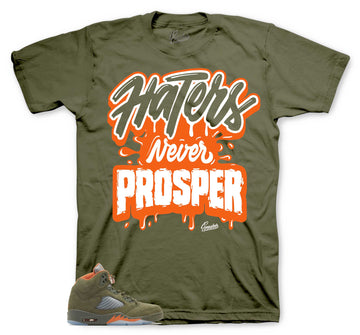 Retro 5 Olive Shirt - Prosper - Military Green