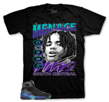 Retro 8 Aqua Shirt - Nineties - Black