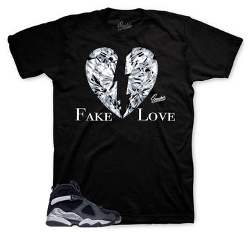 Retro 8 Gunsmoke Shirt - Love - Black