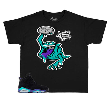 Kids Aqua 6 Shirt - Air Slimer- Black