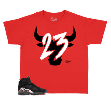 Kids Playoffs 8 Shirt - Toro - Red