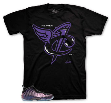 Foamposite Eggplant Shirt - Heaven Cent - Black
