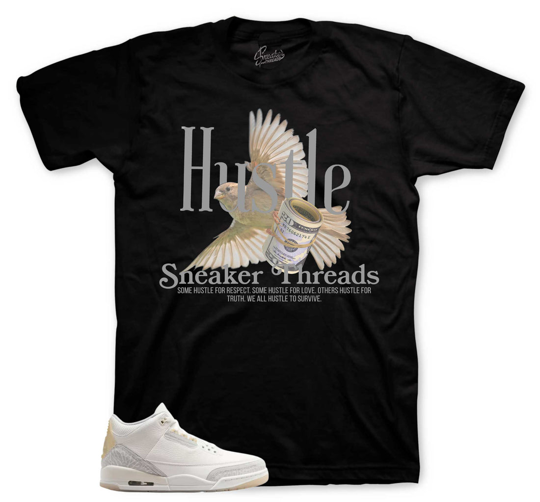 Retro 3 Ivory Shirt - Hustle Bird