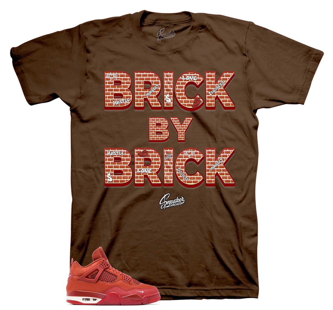 Retro 4 Brick By Brick Shirt - Brick Wall