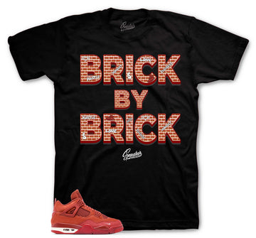 Retro 4 Brick By Brick Shirt - Brick Wall