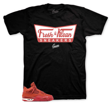 Retro 4 Brick By Brick Shirt - Fresh Klean - Black