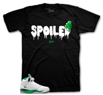 Retro 5 Lucky Green Shirt - Spoiled - Black
