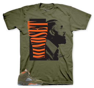 Retro 5 Olive Shirt - Mindset - Military Green