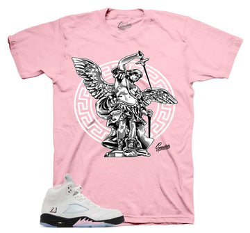 Retro 5 Soft Pink Shirt - Archangel - Soft pink
