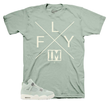 Retro 4 Abundance Shirt - I'm Fly - Seafoam