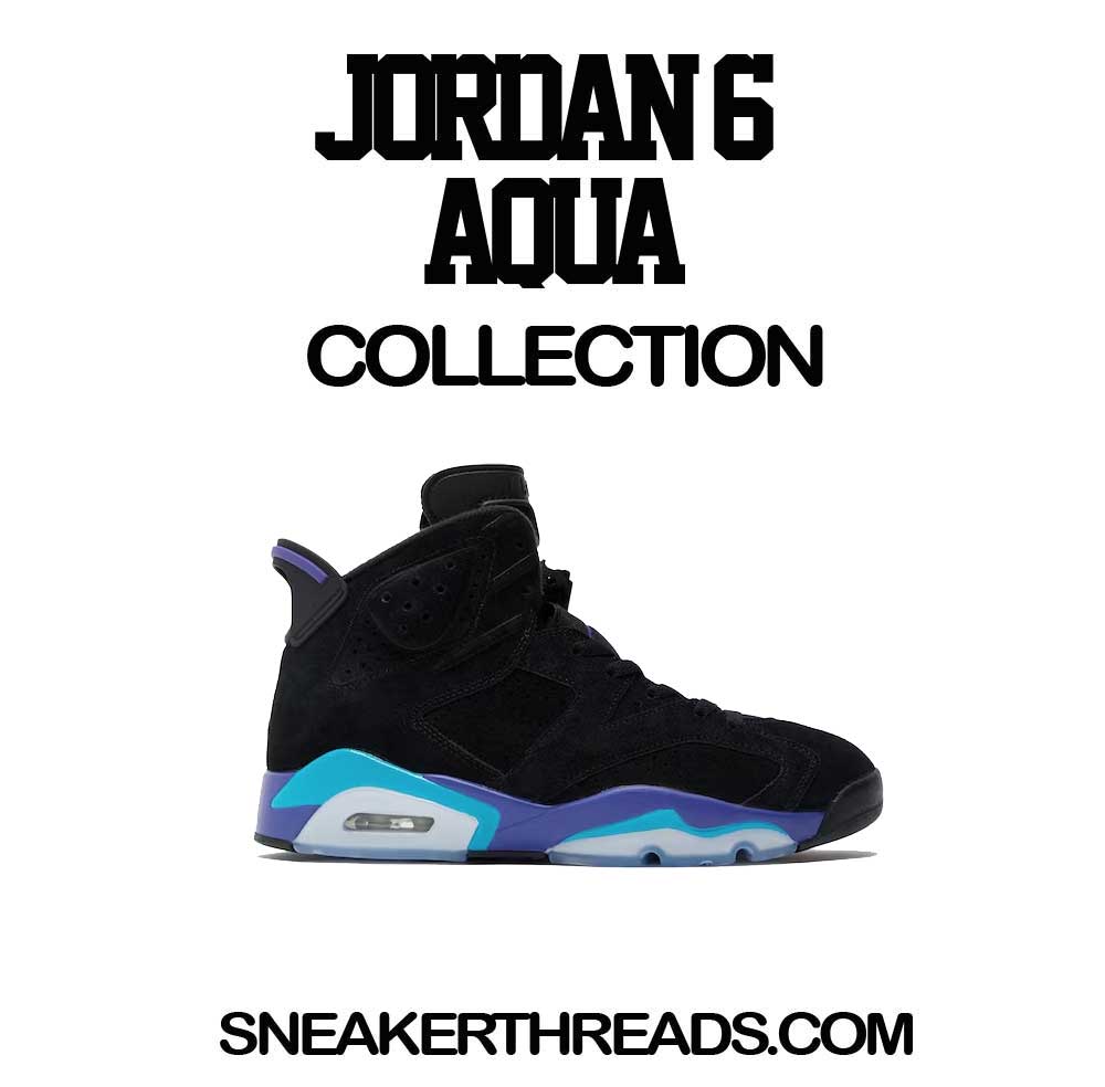 Retro 6 Aqua Shirt - Finesse - Black