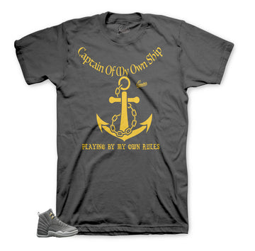 Dark grey 12 tees match Jordan 12 | best shirts match retro 12 shirt.