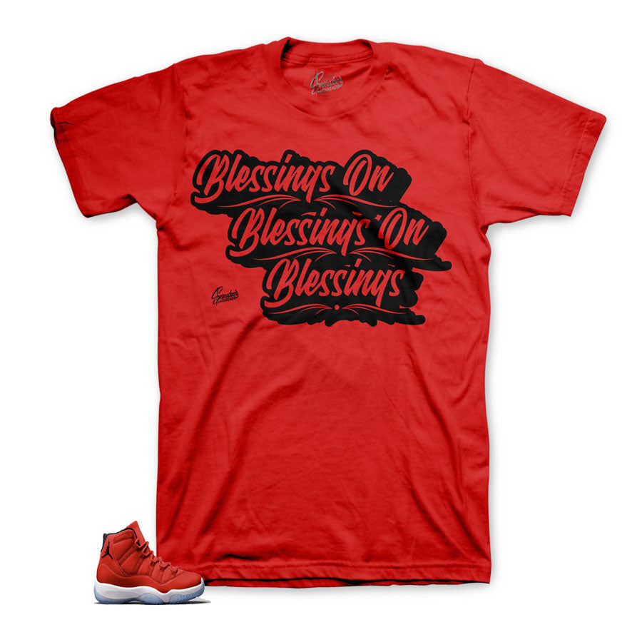 Go hard sneaker shirts | Jordan 11 win like 96 match.