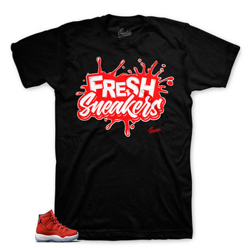 Retro 11 Win Like 96 Shirt - Fresh Sneakers - Black