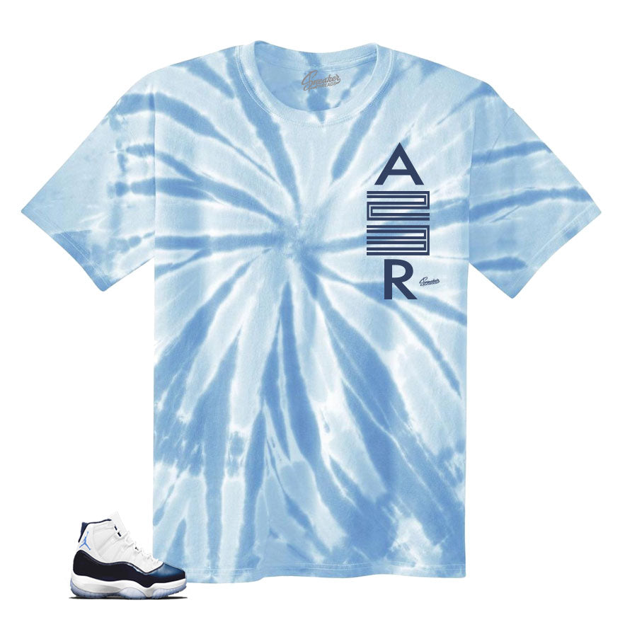 Air 23 tye dye shirts match jordan 11 win like 82.