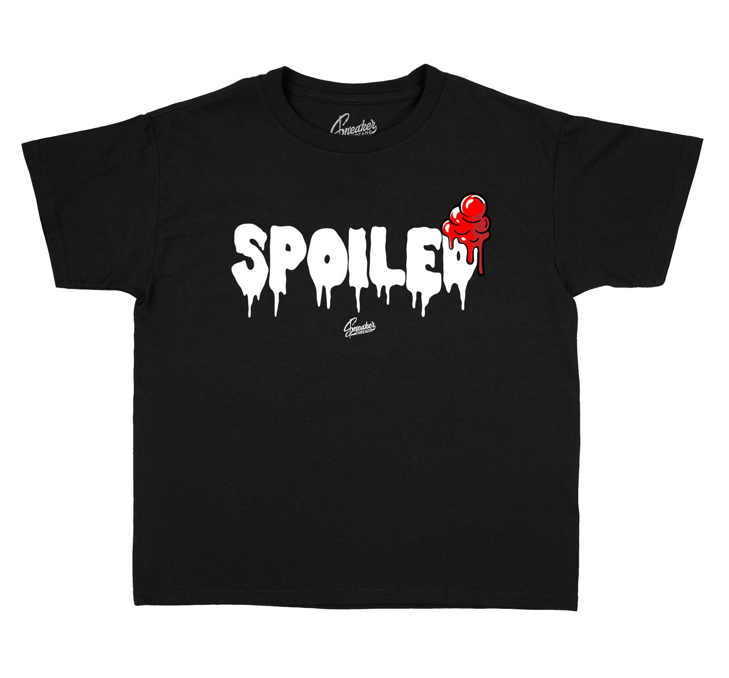 Kids Satin Snake 1 shirt - Spoiled - Black