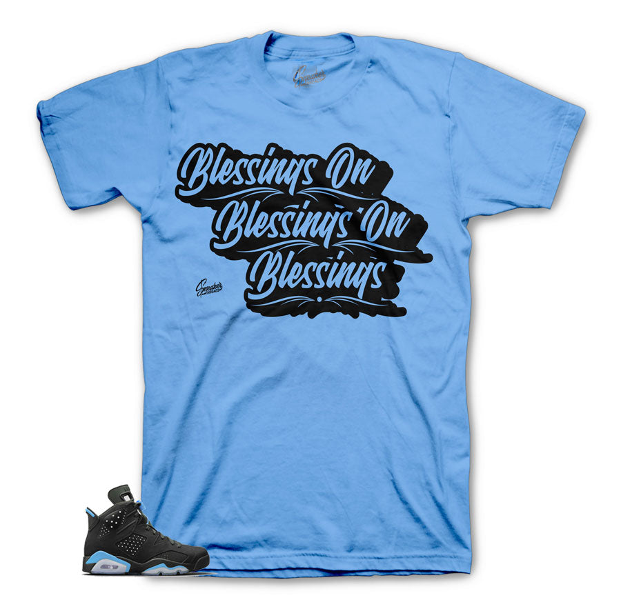 Jordan 6 UNC tees match | clean kicks sneaker tee
