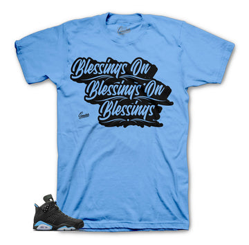Jordan 6 UNC tees match | clean kicks sneaker tee