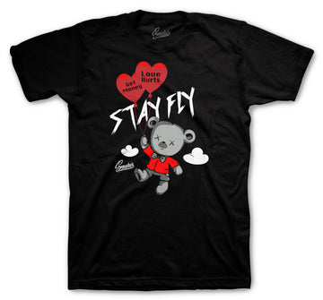 Jordan 4 Fire Red sneaker matching with guys tees