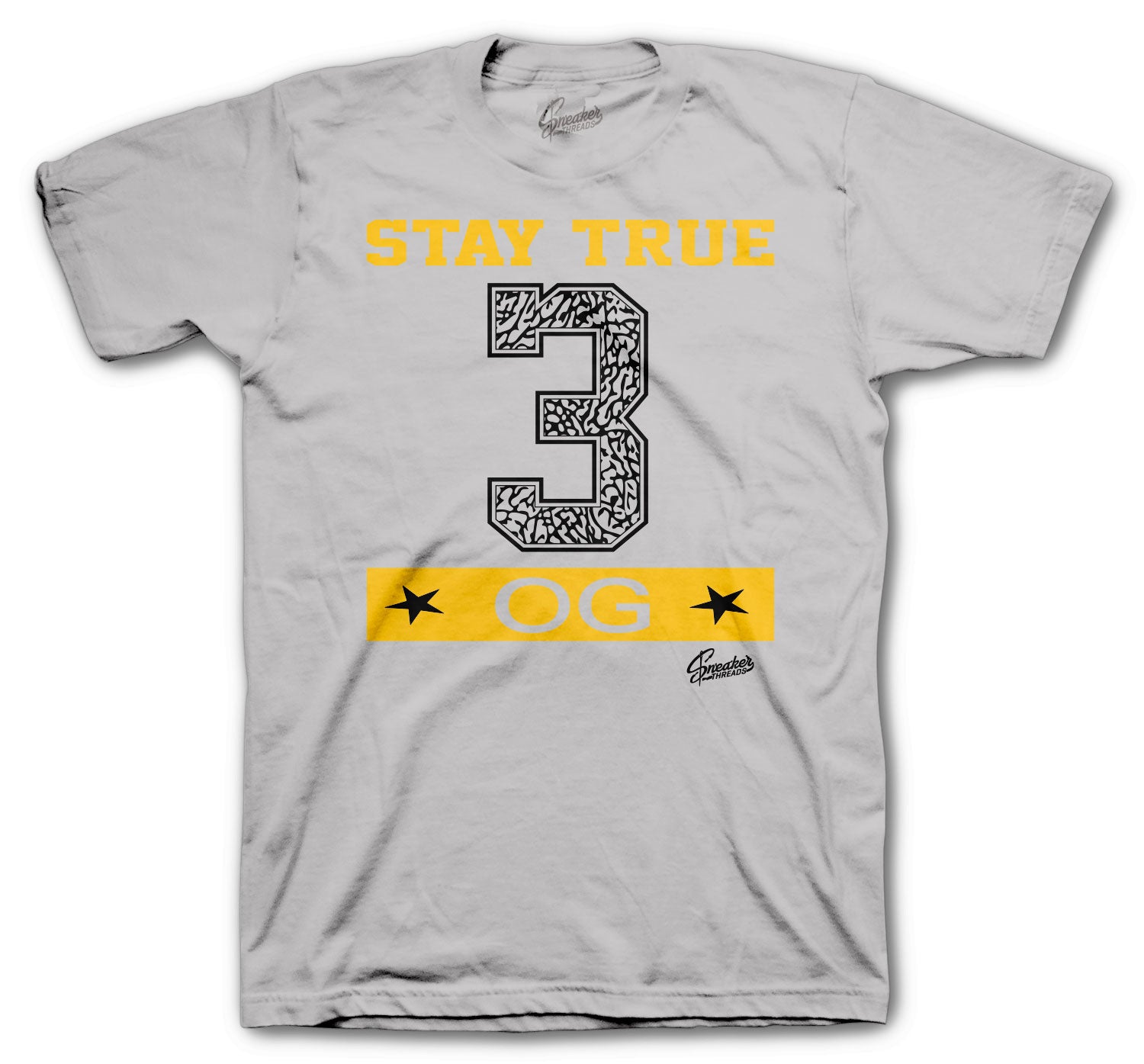 Retro 3 Cool Grey Shirt - Stay True - Grey